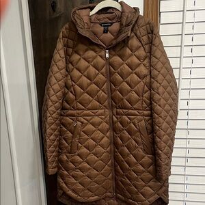 Athleta Whisper Featherless Hooded Parka size M